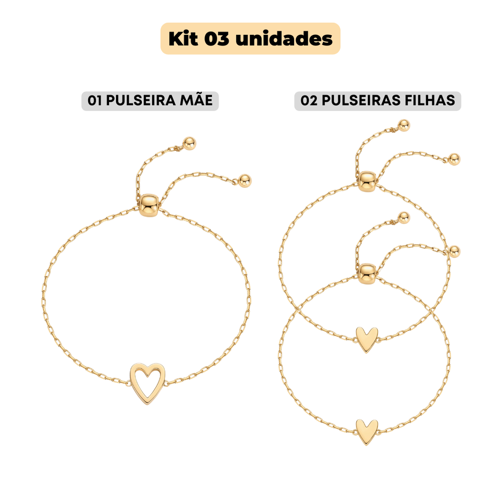 Pulseiras Mãe & Filha – Compre 1 Leve 2 💕