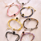 Pulseira Personalizada com Foto 2 em 1 - Amuleto de Crystal™