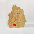 Família de Ursos Personalizáveis com Nomes