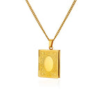 Relicário Livro do Amor com Foto Personalizada