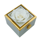 Caixa Rotativa com Rosa Eterna (Somente Caixa)