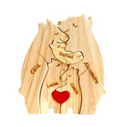 Família de Ursos Personalizáveis com Nomes