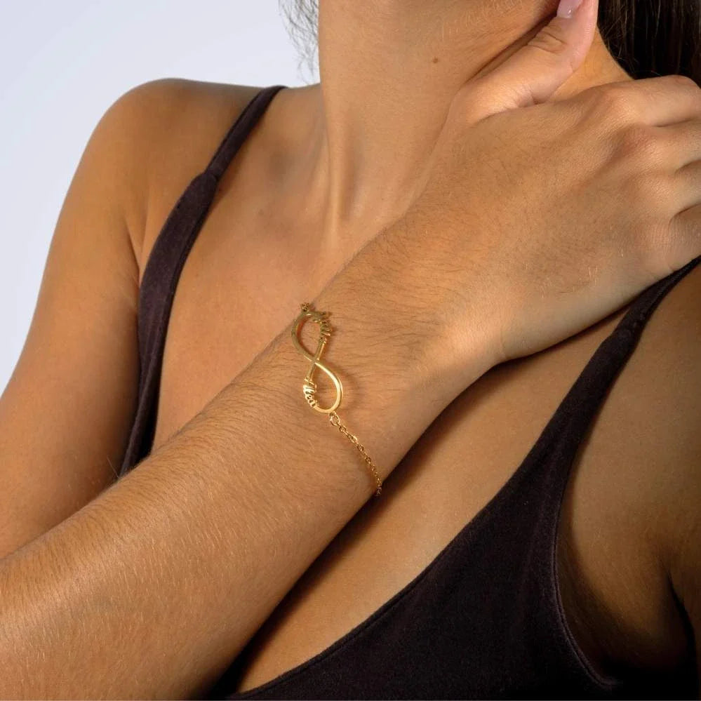 Pulseira Infinito com Nomes
