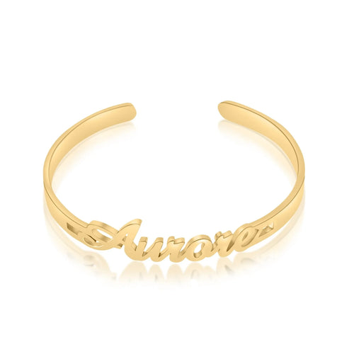 Bracelete Aberto com Nome Personalizado