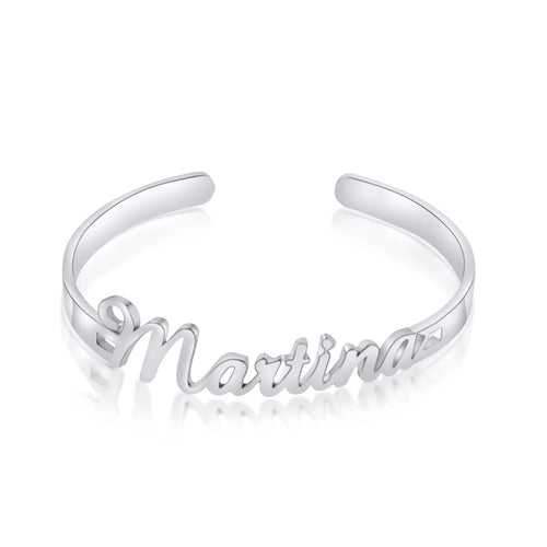 Bracelete Aberto com Nome Personalizado