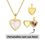 Relicário Pérola com Foto Personalizada