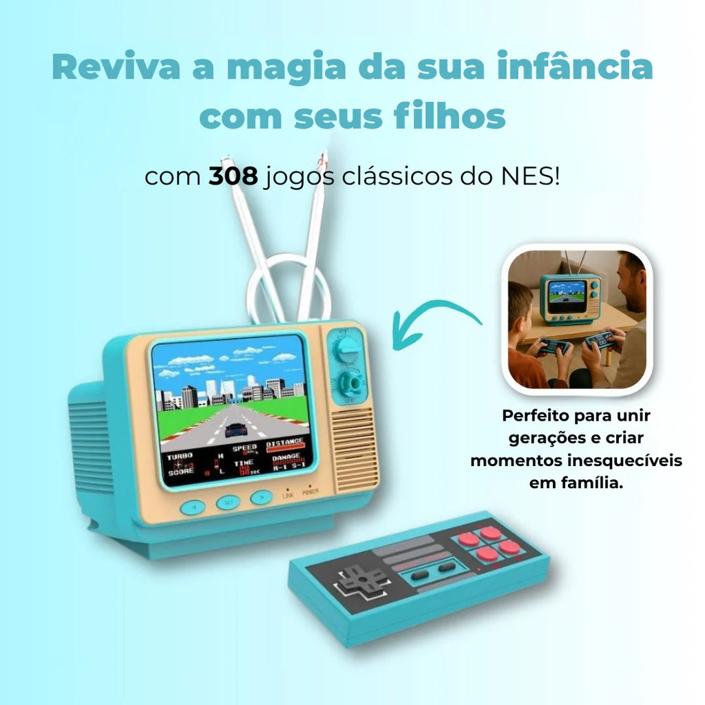 Video Game Retro com +300 Jogos