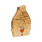 Família de Ursos Personalizáveis com Nomes