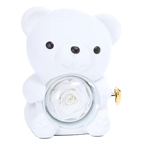 Urso Rotativo & Rosa Eterna (Somente Urso)