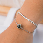 Pulseira Moissanite com Foto Personalizada