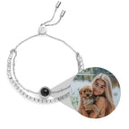 Pulseira Moissanite com Foto Personalizada